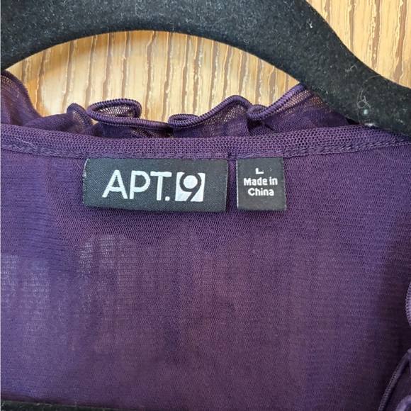 Apt. 9 Frilly Tank in Purple - Picture 3 of 9